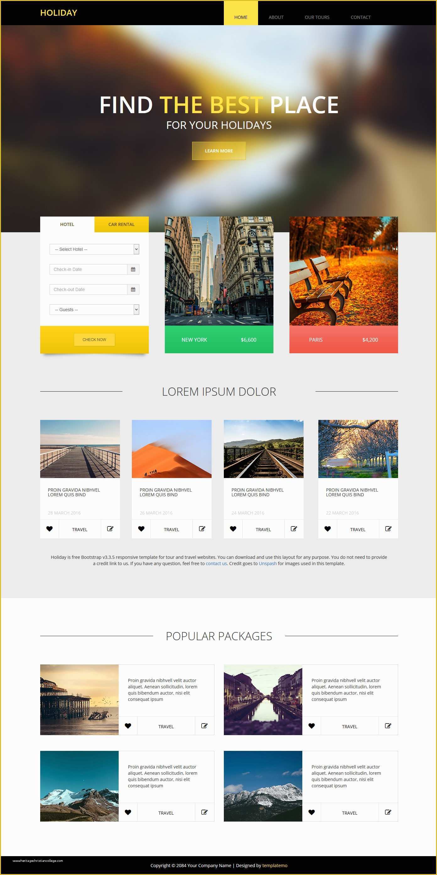 Holiday Website Templates Free Of Holiday HTML Template Free and Premium Website Templates