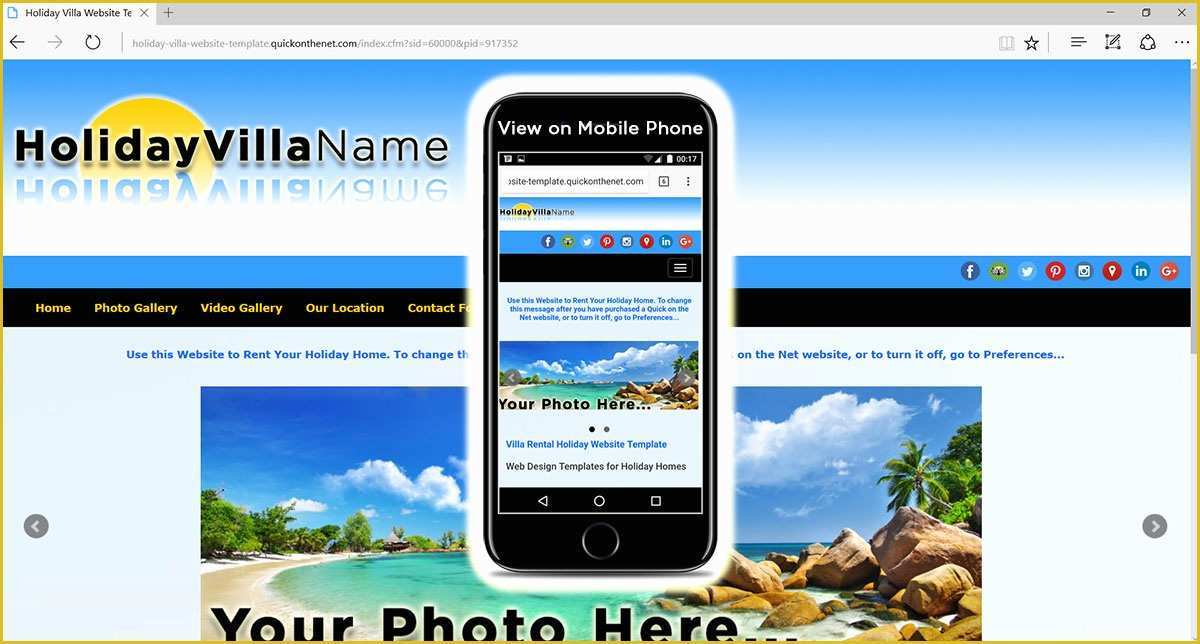 Holiday Website Templates Free Of Holiday Villa Website Template for Holiday Home Rental