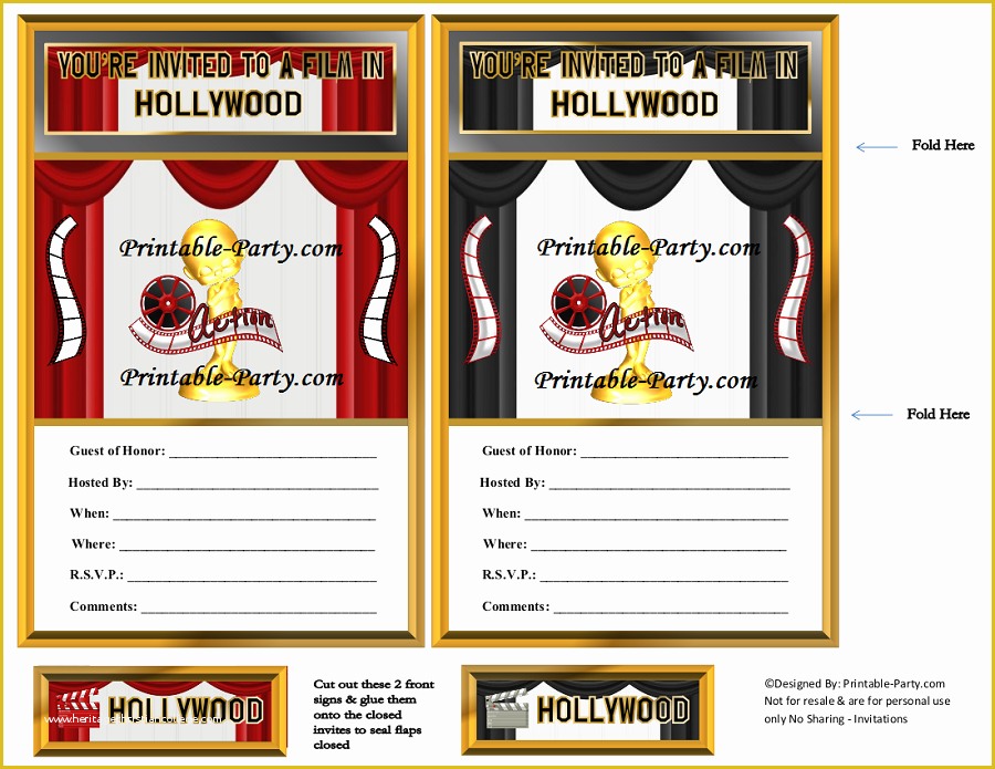 hollywood-themed-invitations-free-templates-of-printable-hollywood