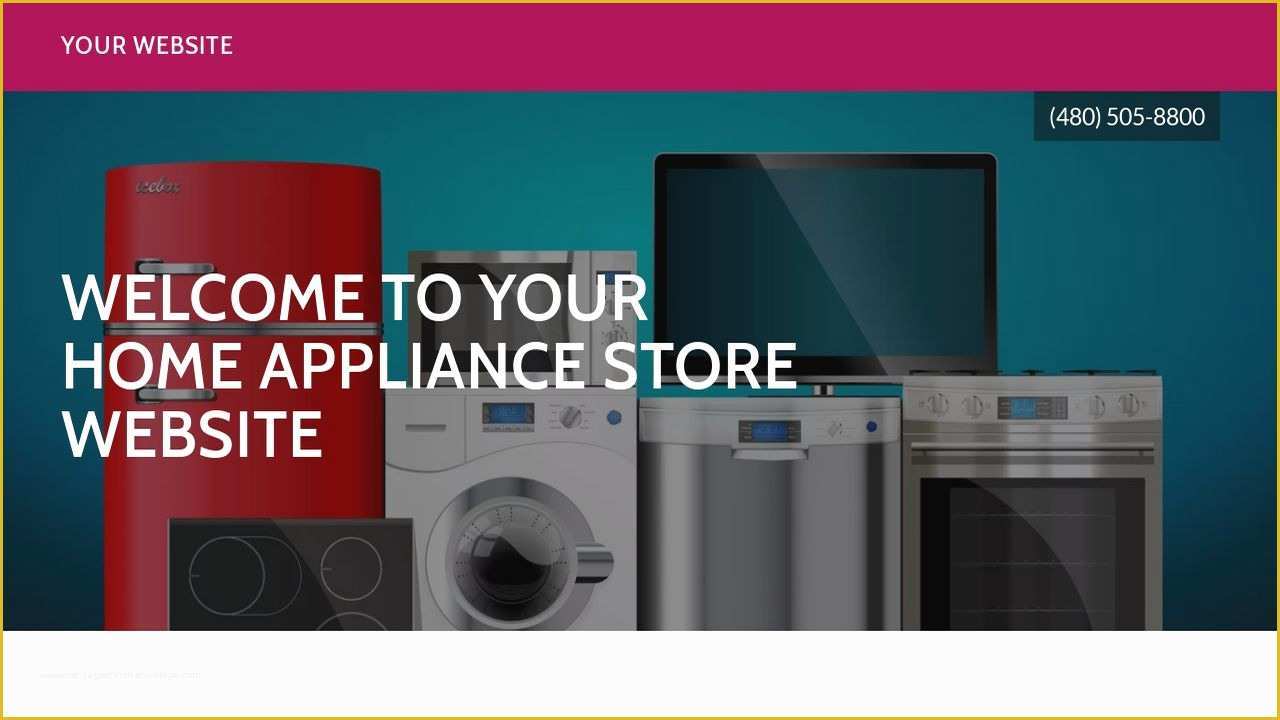 Home Appliances Website Template Free Download Of Home Appliance Store Website Templates