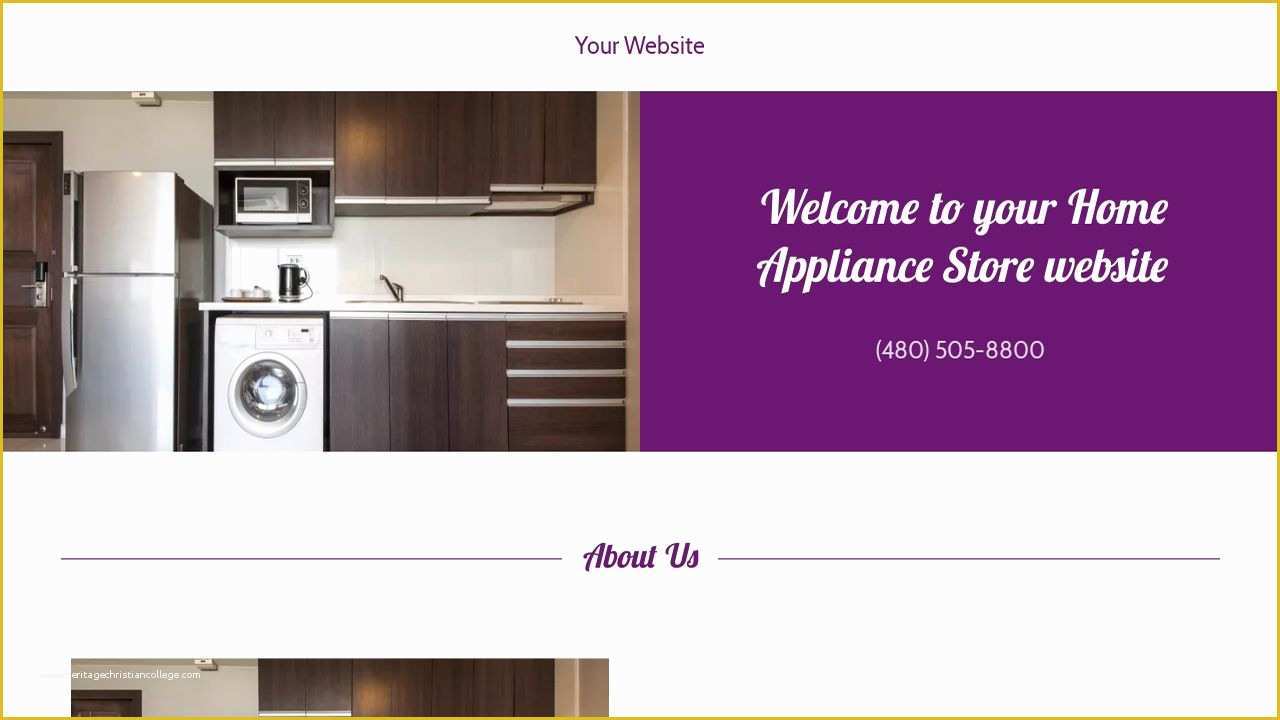 Home Appliances Website Template Free Download Of Home Appliance Store Website Templates