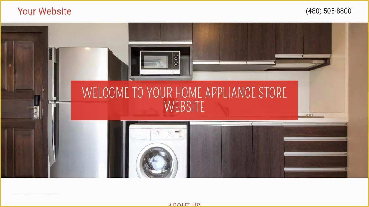 Home Appliances Website Template Free Download Of Home Appliance Store Website Templates