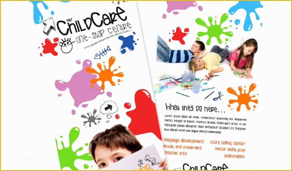 Home Daycare Flyers Free Templates Of Child Care Brochure Templates Free Daycare Flyer Image May