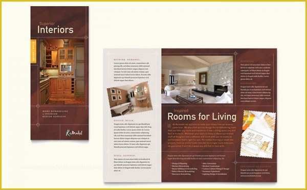 Home Improvement Flyer Template Free Of 21 Interior Design Brochures Psd Vector Eps Jpg