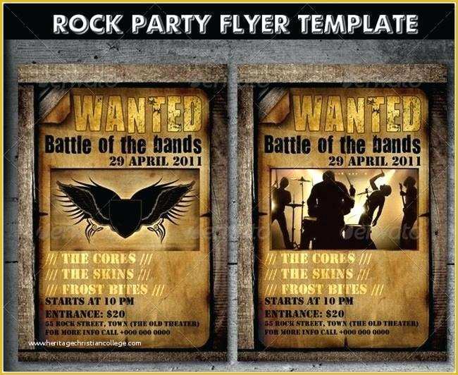 Home Improvement Flyer Template Free Of Concert Flyers Templates Flyer Template Free Home