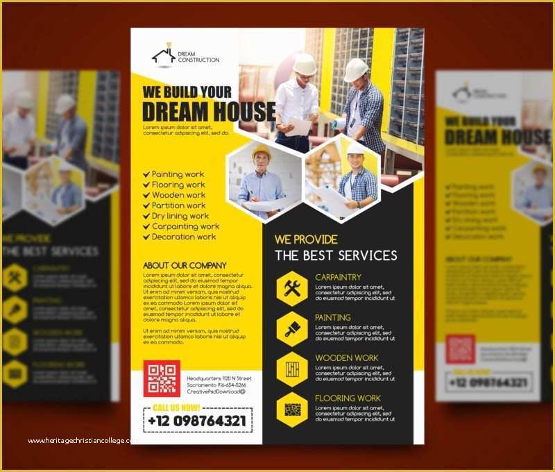 Home Improvement Flyer Template Free Of Home Improvement Flyer Template Free Homemade Ftempo