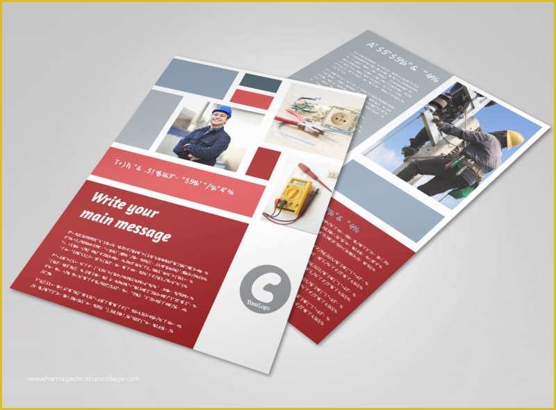 Home Improvement Flyer Template Free Of Remodeling Contractor Flyer Template