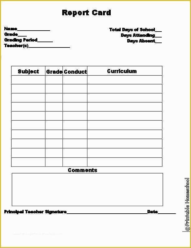 Homeschool High School Report Card Template Free Of Pin by Valerie atkison On Homeschool