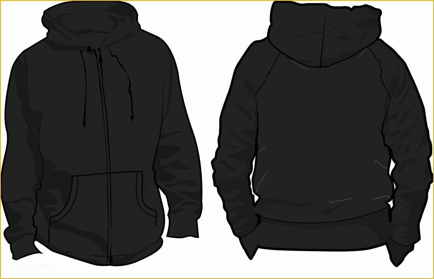 Hoodie Design Template Free Of 11 Hoo Vector Template Hoo Design Template