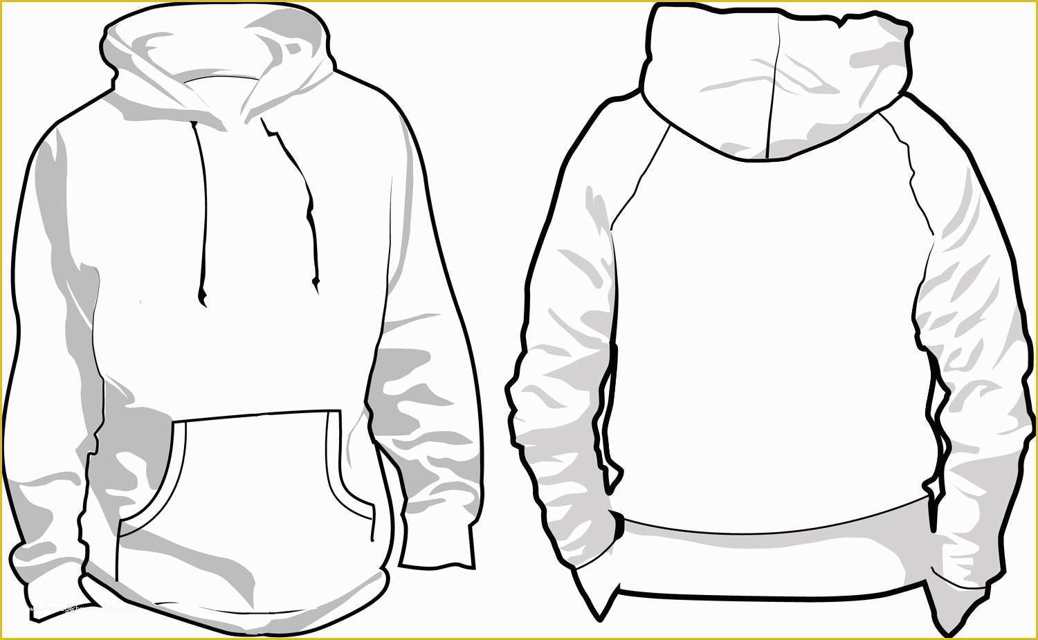 Hoodie Design Template Free Of 12 Hooded Sweatshirt Template Hooded Sweatshirt