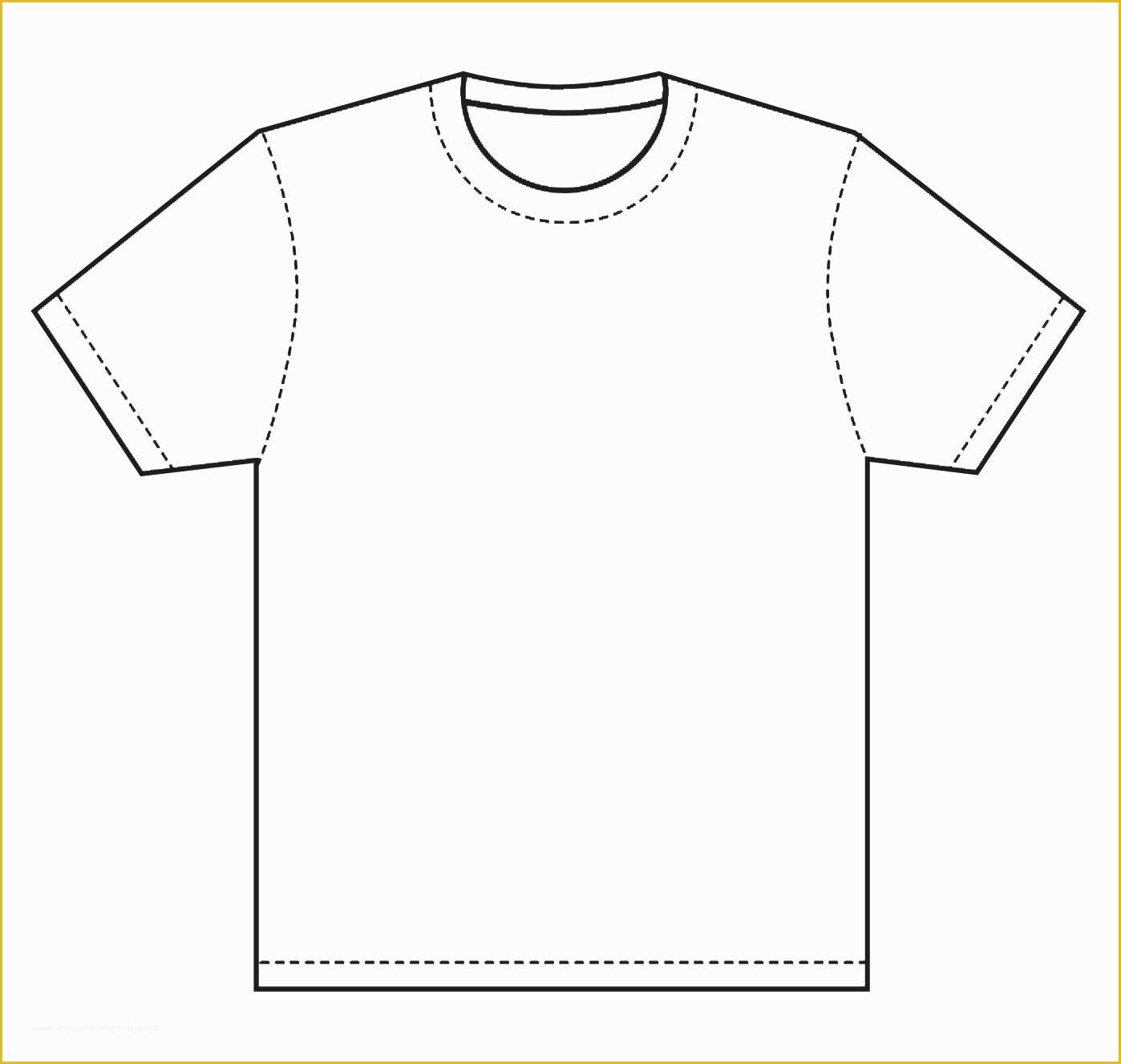 Hoodie Design Template Free Of Blank T Shirt Coloring Page thekindproject