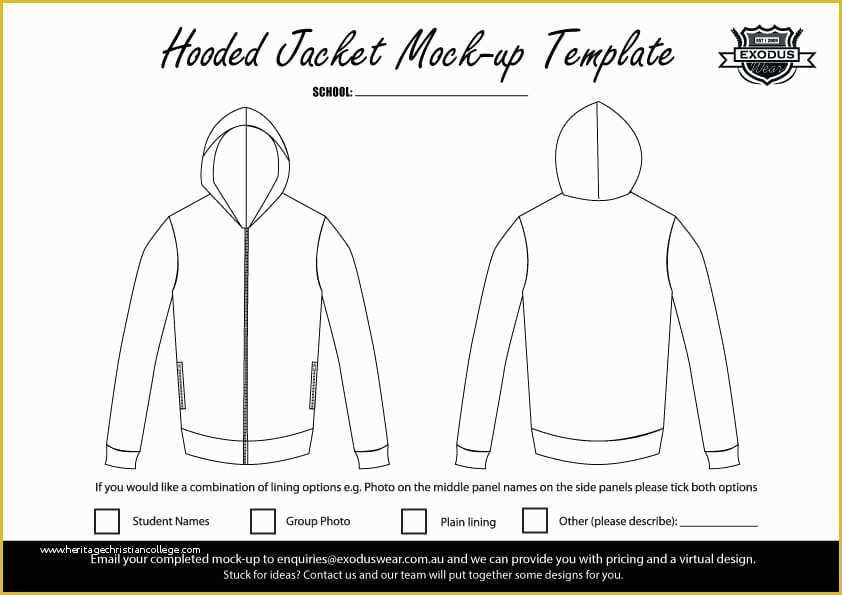 Hoodie Design Template Free Of Design Your Own Custom Hoo with Your Personalised Name