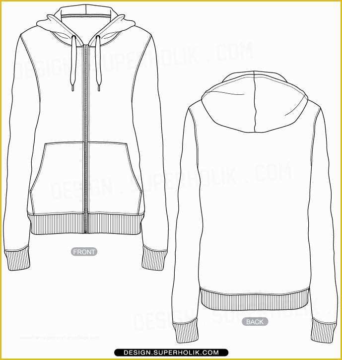 Hoodie Design Template Free Of Fashion Design Templates Vector Illustrations and Clip