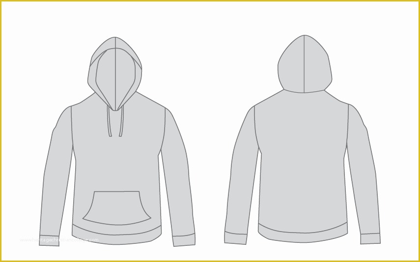 Hoodie Design Template Free Of Free Vector Hoo Template for Designers Judah Creative