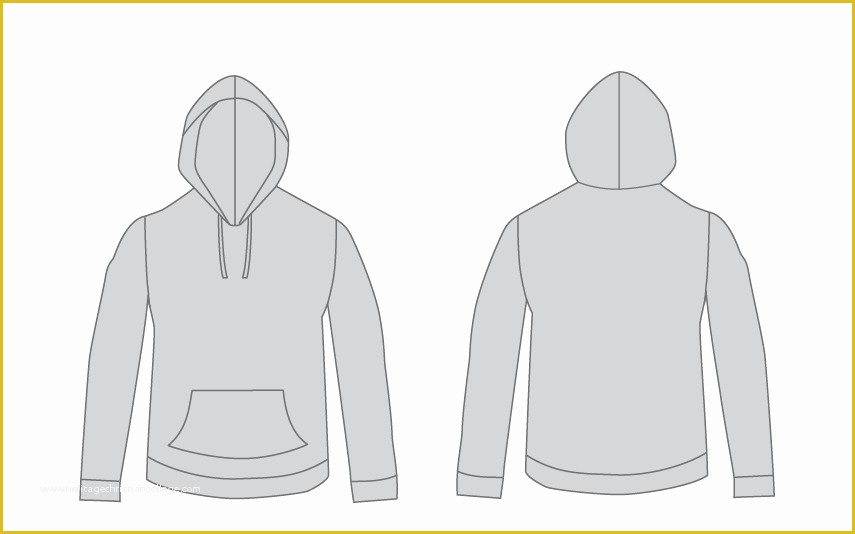 Hoodie Design Template Free Of Free Vector Hoo Template for Designers Judah Creative