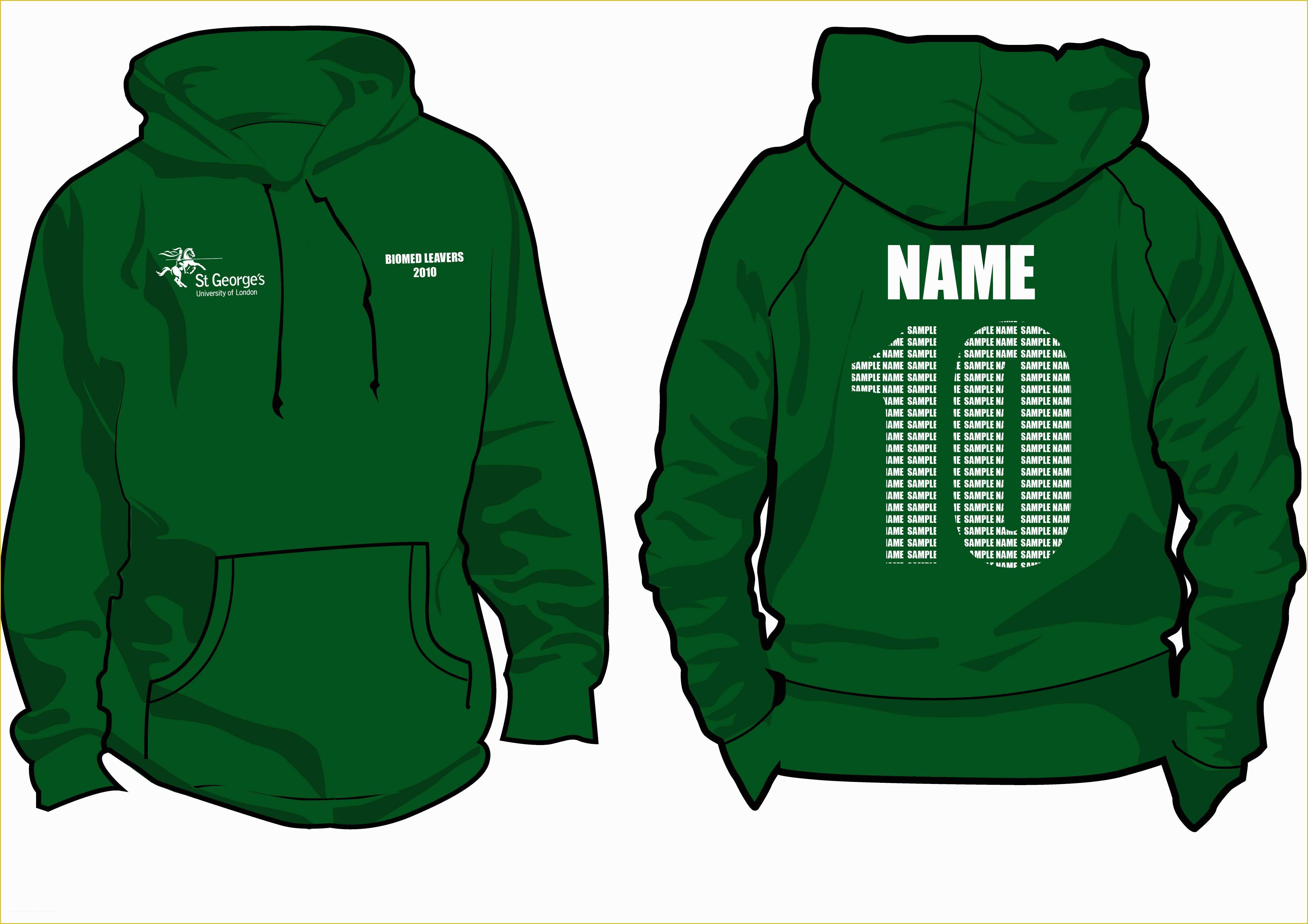 Hoodie Design Template Free Of Hoo Template Illustrator