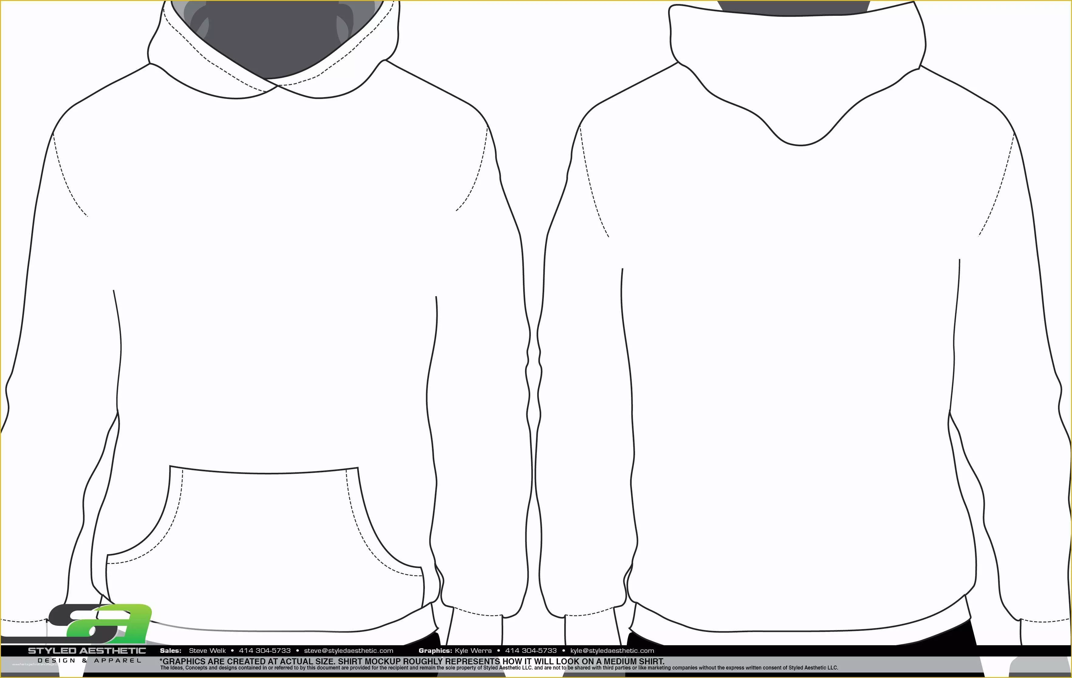 Hoodie Design Template Free Of Hoo Template Vector Templates Data