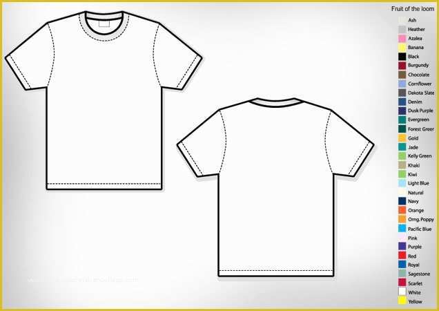 Hoodie Design Template Free Of Men’s Basic T Shirt Template