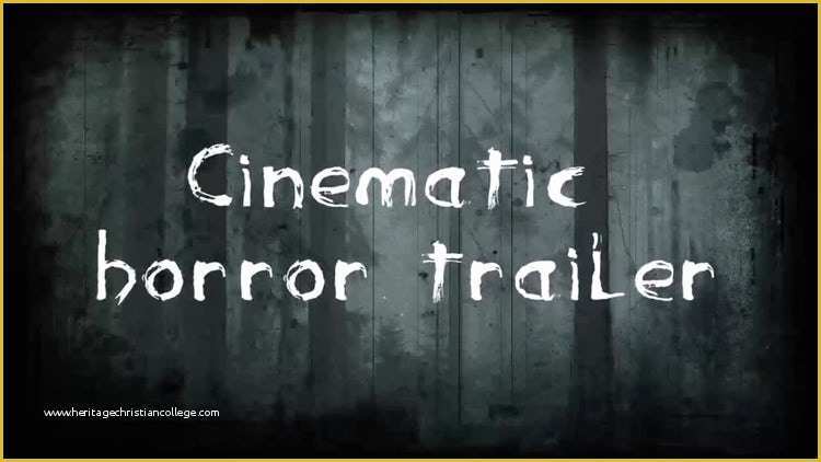 Horror Movie Trailer Template Free Of Cinematic Horror Trailer Premiere Pro Templates