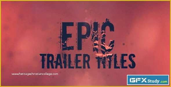 Horror Movie Trailer Template Free Of Videohive Epic Trailer Titles Gfxstudy All Graphic