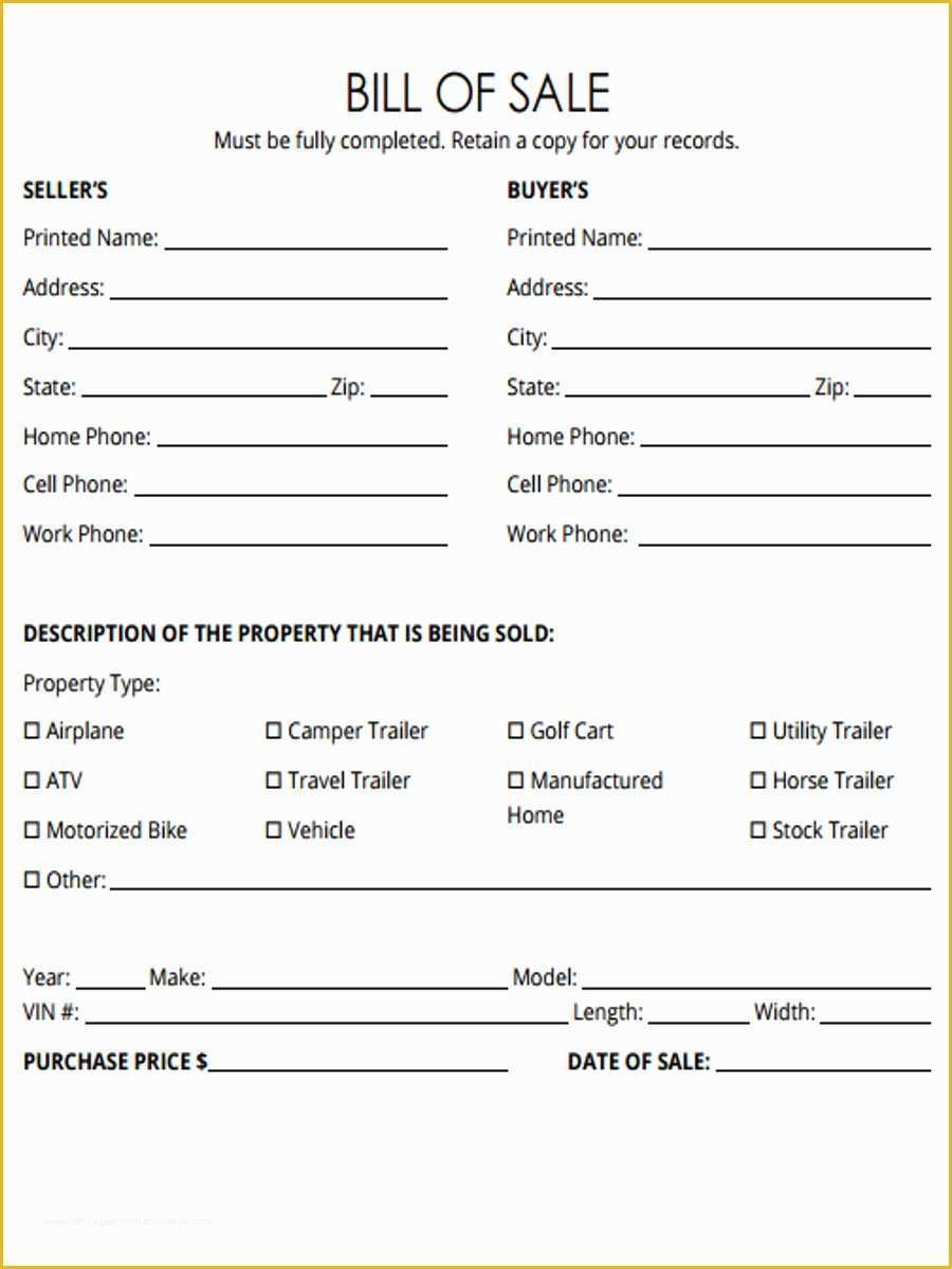Horse Bill Of Sale Template Free Of Bill Horse Bill Sale form