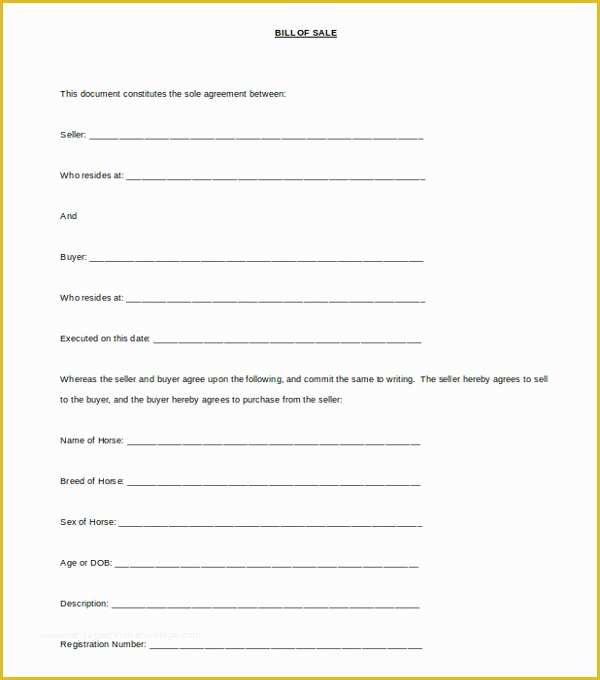 free-7-sample-horse-bill-of-sale-forms-in-pdf-ms-word