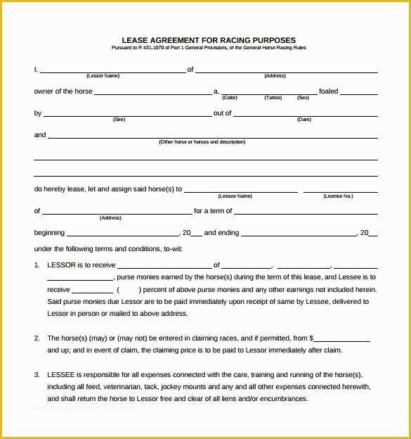 free-printable-horse-boarding-contract
