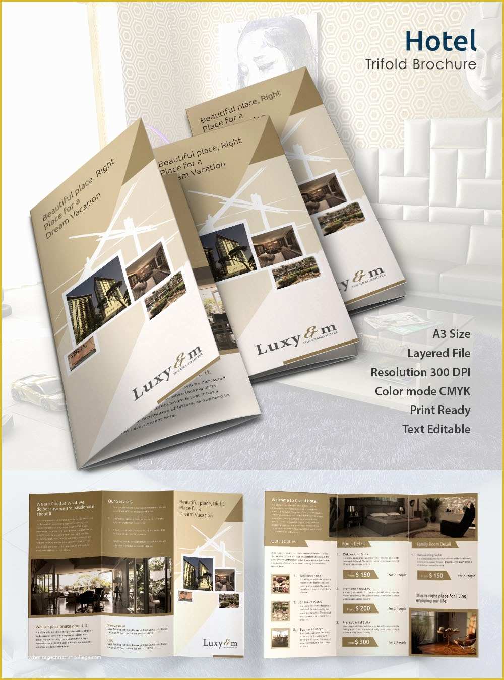 Hotel Brochure Templates Free Download Of 14 Popular Psd Hotel Brochure Templates