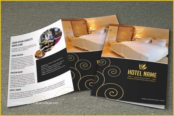Hotel Brochure Templates Free Download Of 19 Hotel Brochure Design