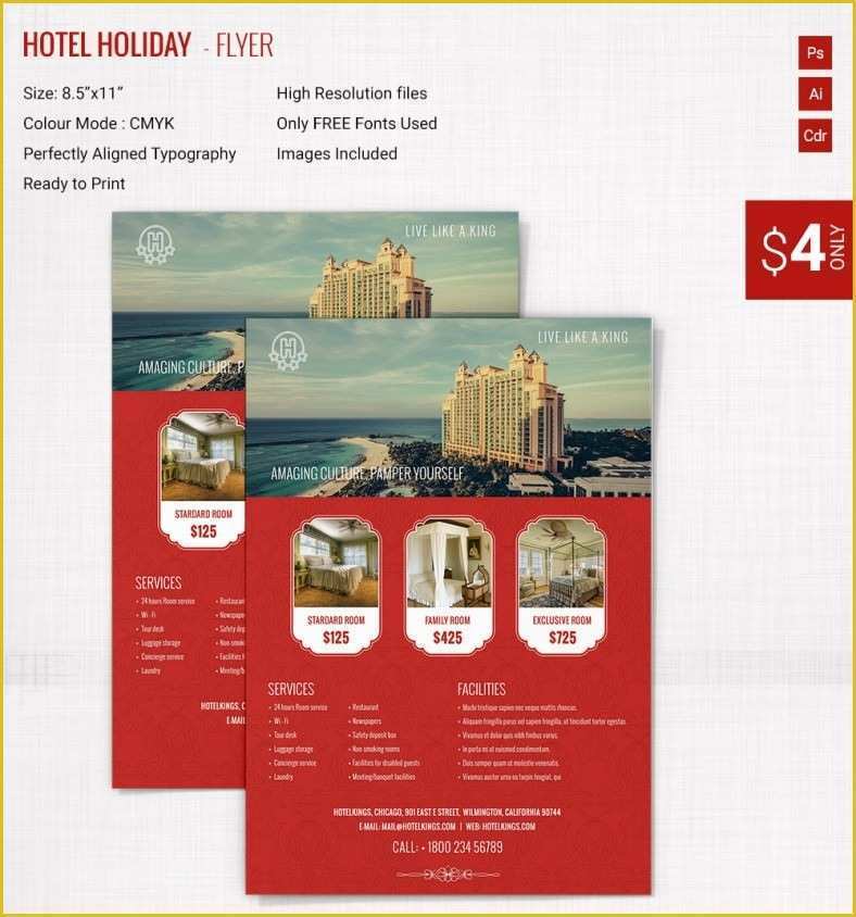 Hotel Brochure Templates Free Download Of 20 Holiday Party Flyer Templates & Psd Designs