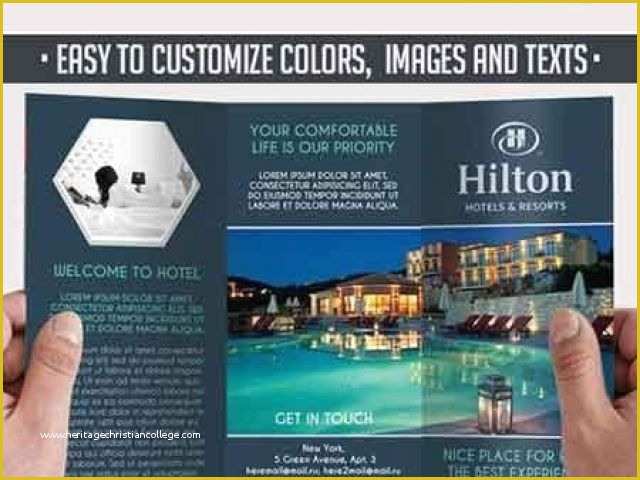 Hotel Brochure Templates Free Download Of Hotel Brochure Templates Free Download Hotel Premium Tri