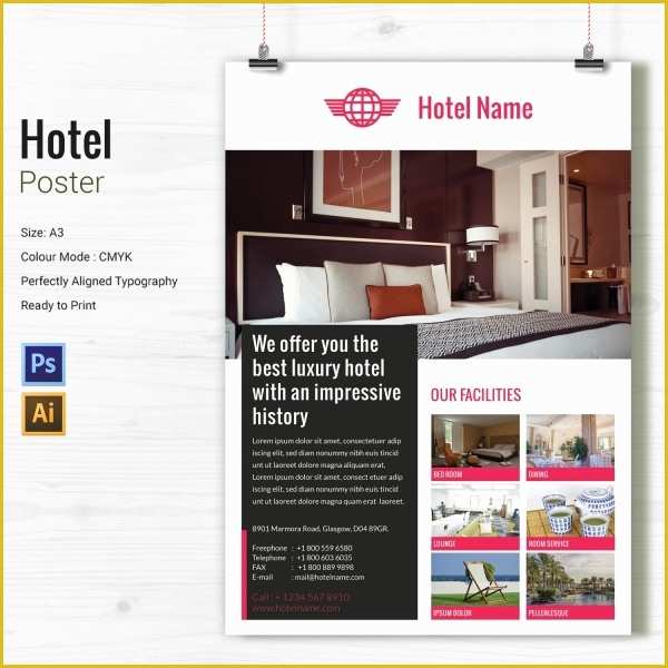 Hotel Flyer Templates Free Download Of Hotel Template 15 Psd Eps Vector Ai format Download