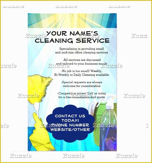 House Cleaning Templates Free Of Free Cleaning Business Flyer Templates Yourweek