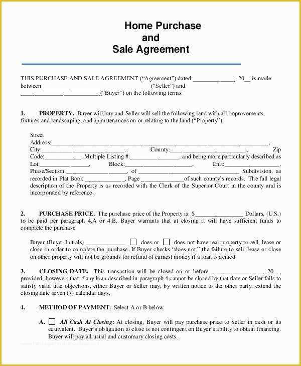 House for Sale by Owner Contract Template Free Of 8 Home Sales Contracts Samples & Templates In Pdf Google