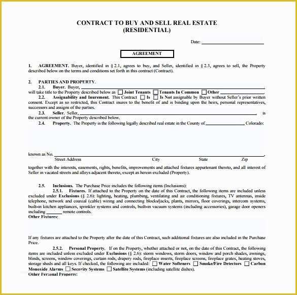 House for Sale by Owner Contract Template Free Of for Sale by Owner Contract Template