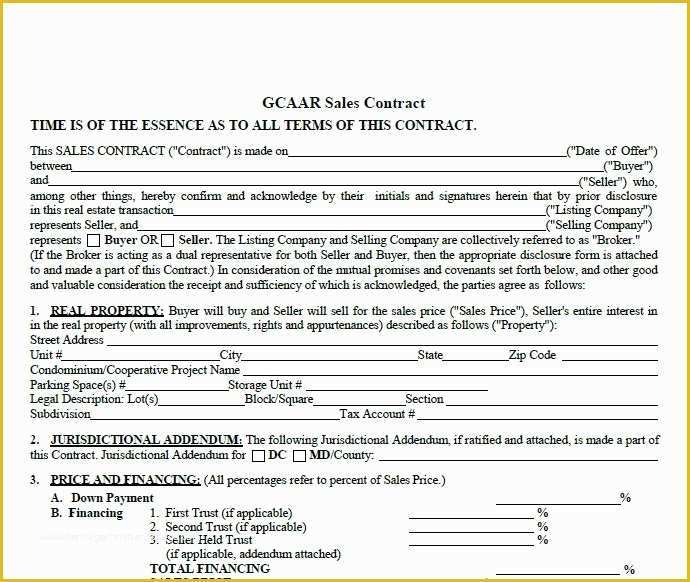  House For Sale By Owner Contract Template Free Of Mercial Real Estate 