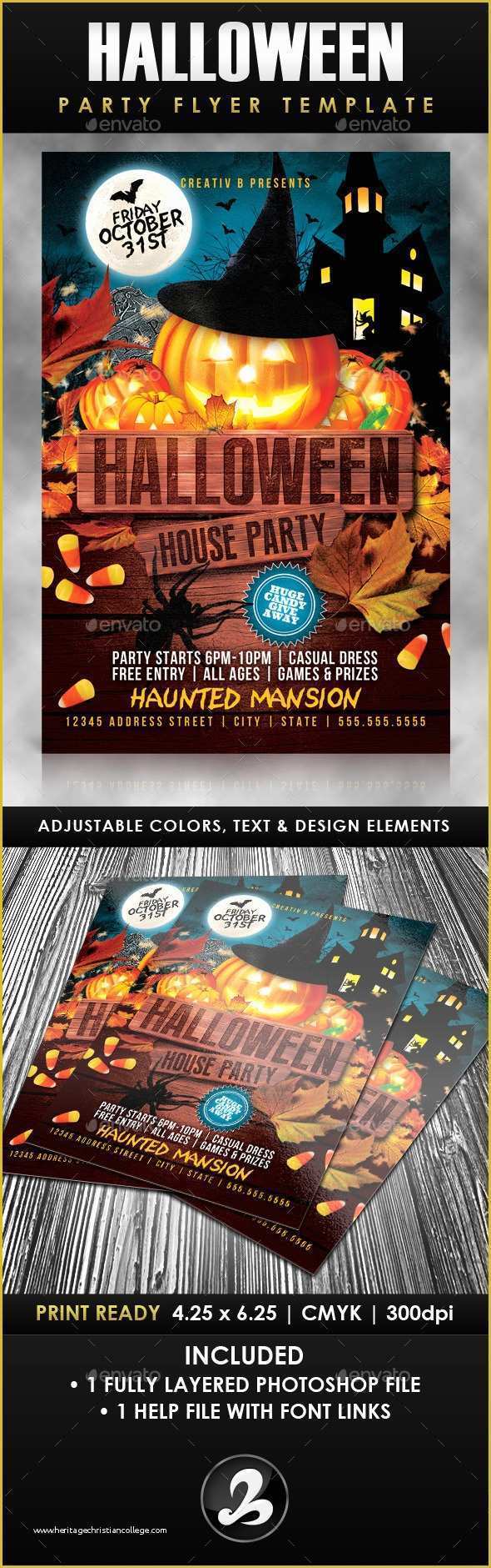 House Party Flyer Template Free Of Halloween House Party Flyer Template events Flyers