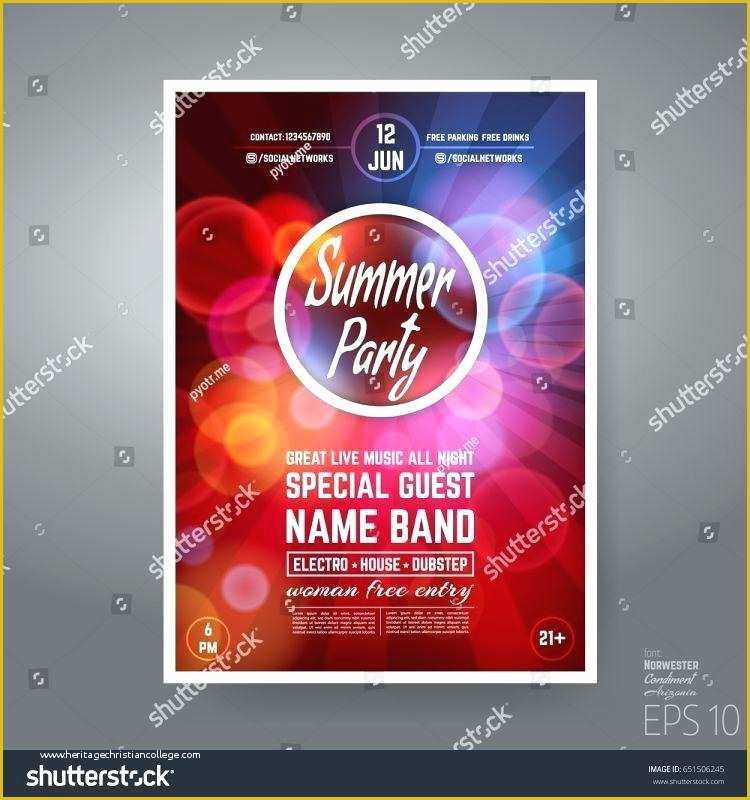 House Party Flyer Template Free Of House Party Flyer Template Free Airseeme Customize 65