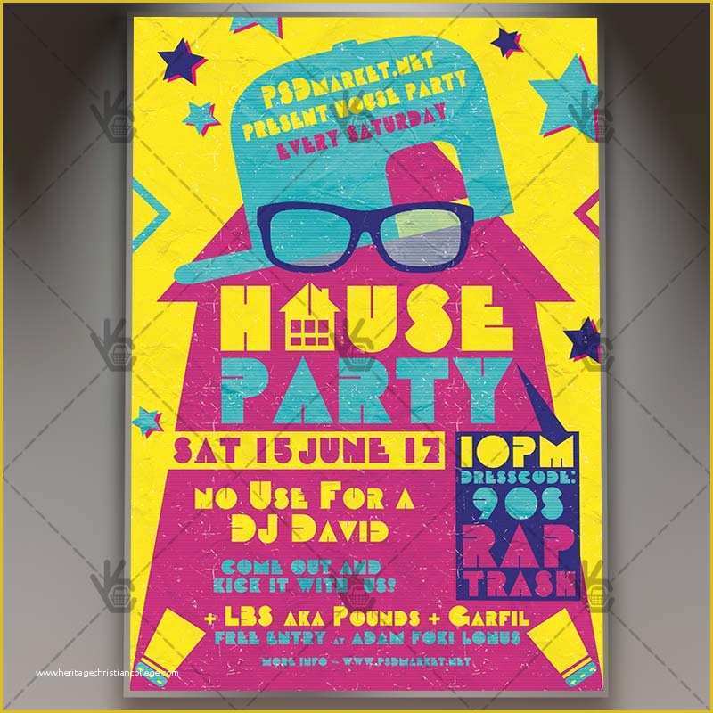 House Party Flyer Template Free Of House Party Premium Flyer Psd Template
