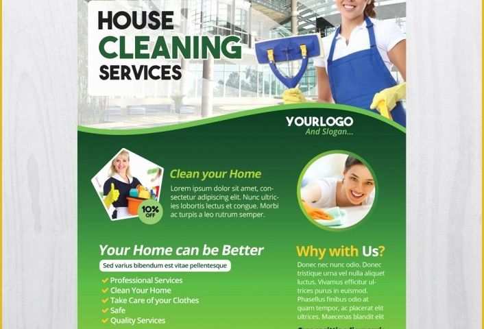Housekeeping Flyer Templates Free Of Free Cleaning Services Template Flyer Psd Flyershitter