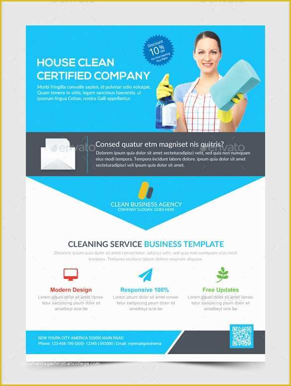 Housekeeping Flyer Templates Free Of House Cleaning Flyer Template 17 Psd format Download