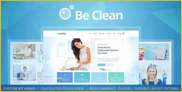 Housekeeping Website Templates Free Download Of Be Clean Cleaning Pany Maid Service & Laundry