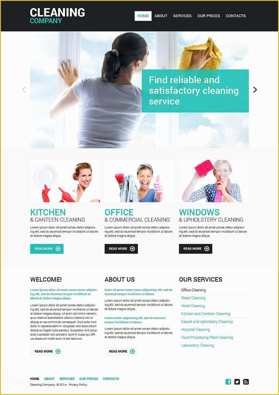Housekeeping Website Templates Free Download Of Clean Website Design Templates Cleaning Responsive Website