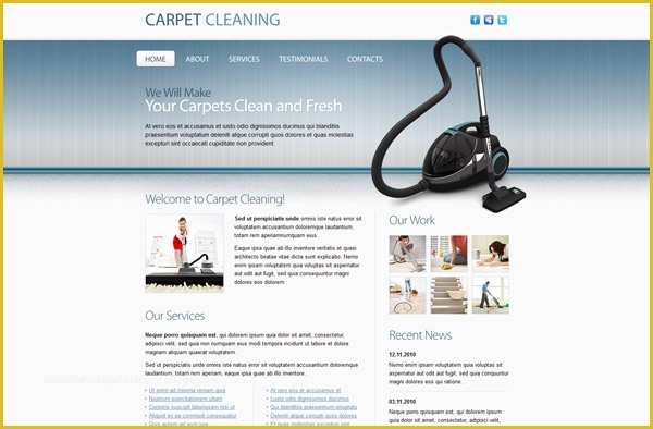Housekeeping Website Templates Free Download Of Cleaning Website Templates Free Free