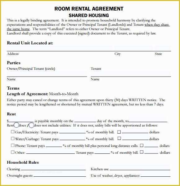 Housing Lease Template Free Of Sample House Lease Agreement 11 Documents In Pdf Word