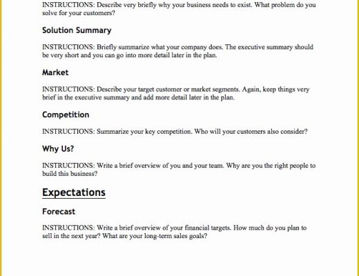 How to Create A Business Plan Template Free Of Business Plan Template [updated for 2018] – Free Download