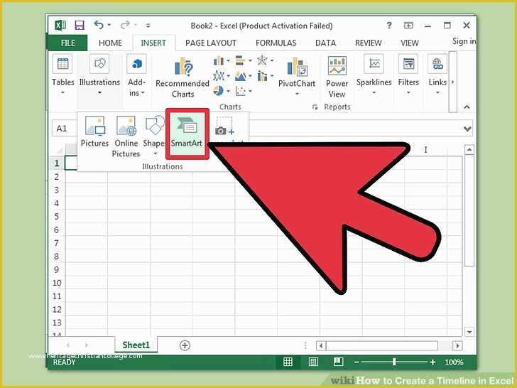 How to Create A Timeline In Excel Free Timeline Template Of 3 Ways to Create A Timeline In Excel Wikihow