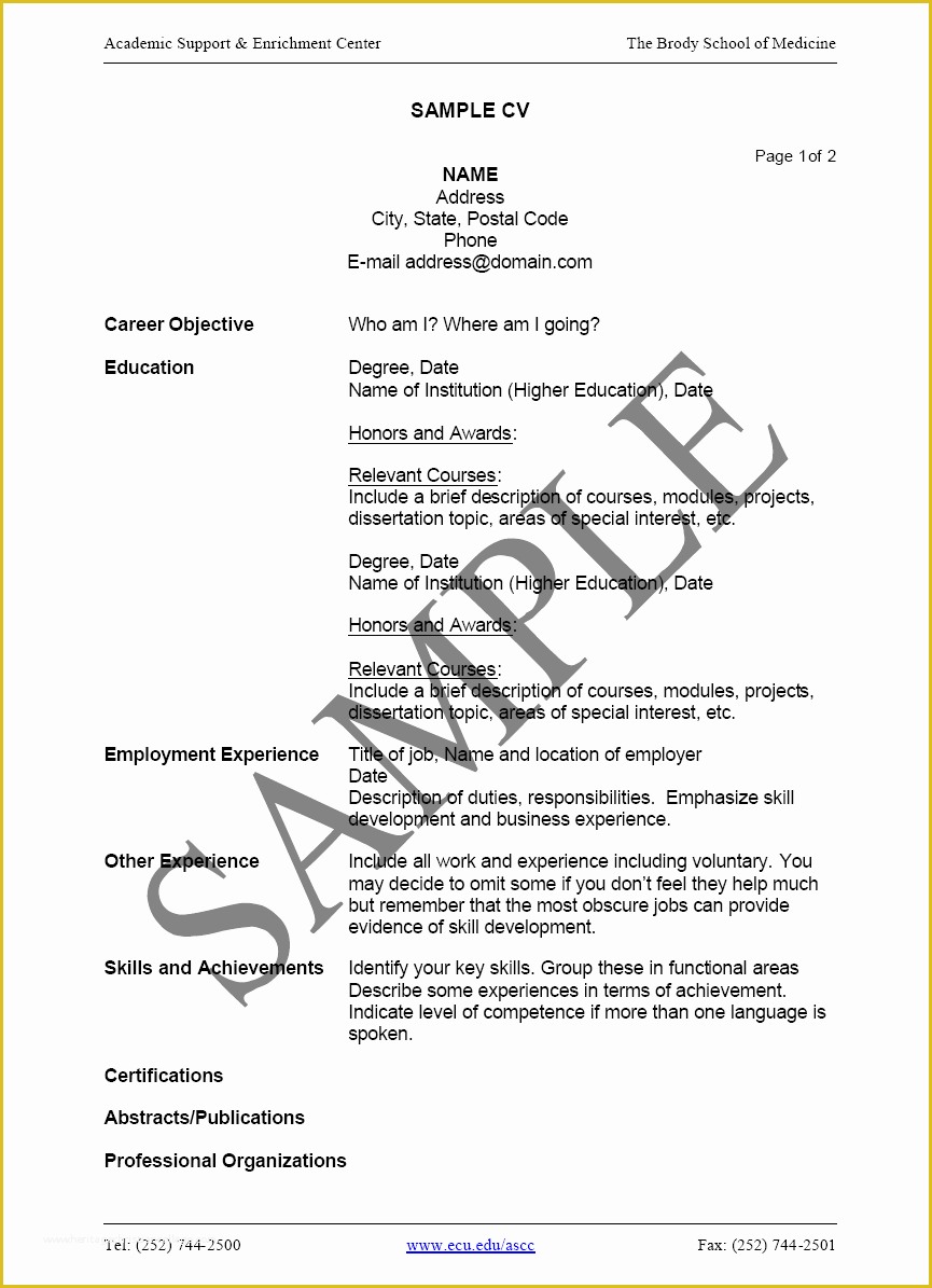 How to Make A Resume Free Template Of Cv Resume Resume format Resume Samples