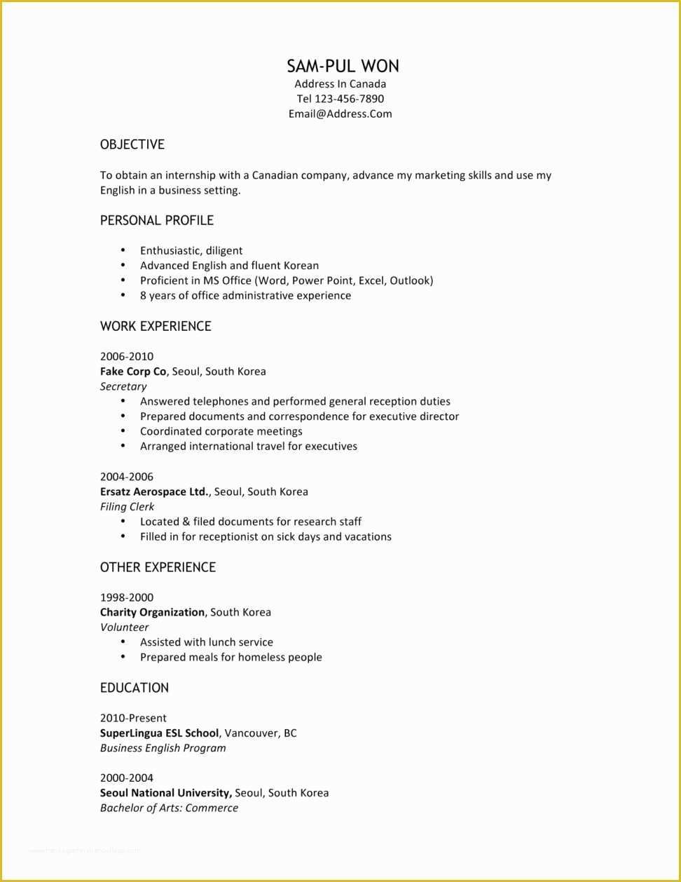 How to Make A Resume Free Template Of Sample Cover Letter for High School Student with No Work