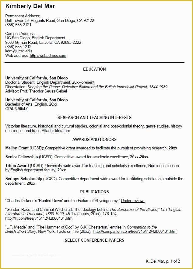 How to Write A Cv Template Free Of English Cv Sample Writing Your Curriculum Vitae